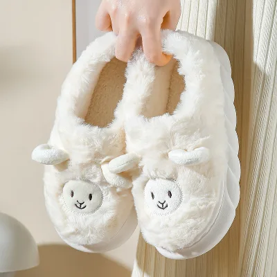 Soft Plush Animal Kid Home Slipper Unisex EVA Midsole Cotton Lining