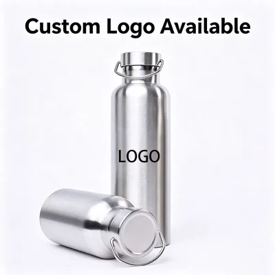 Custom Double Wall Stainless Steel Insulated Bottle Thermos Vacuum Flask for Water