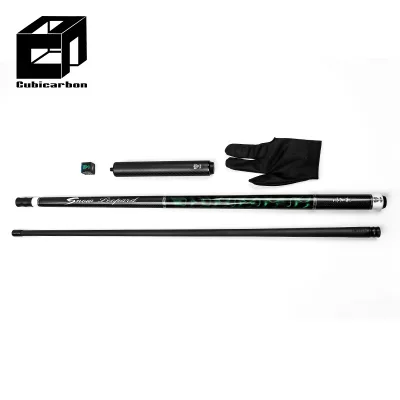 2026 Premium New Design Black Carbon Fiber Cue Pool Cue with High-Level for Professional Pool Competition