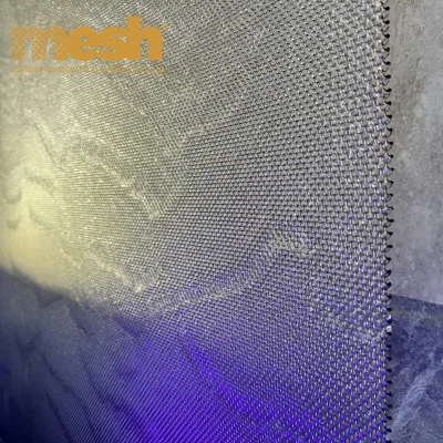 Elegant Woven Metal Coil Drapery with Bending for Outdoor Water Feature Wall Decor