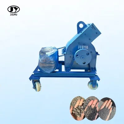 JIUYU Micro Pulverizer Small Household Single Phase Portable Stone Crusher Price Including Motor and Base  CE Certification