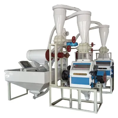 Fully Automatic Whole Grain Flour Mill Machine Skin Core Separation Wheat Flour Unit