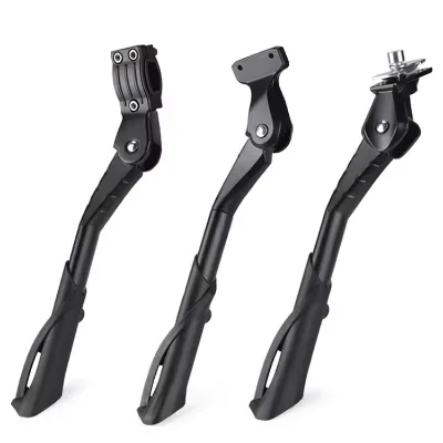 Universal Aluminium Alloy Adjustable Bike Side Rear Mount Stand Bicycle Kickstand