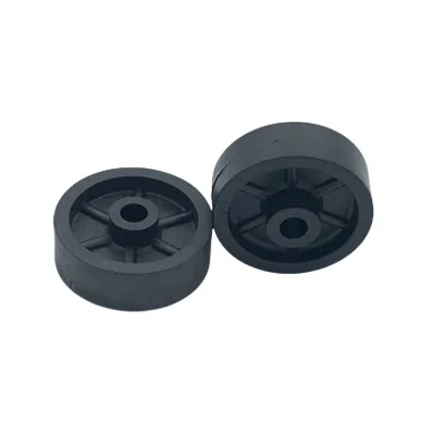 Endurable 9*48*25 Injection Molding Mini Plastic Buggy Wheel Universal Stroller Storage Wheel