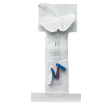 Hemodialysis Catheter Protector Non Woven Fabric Dialysis Tube Pocket Catheter Pouch