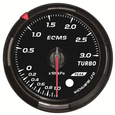 64 Back Light ADVANCE BF Boost Gauge 300kPa Amber Red Face 60mm DF09902
