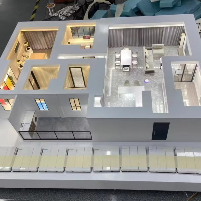 Customized Modern Interior Layout Miniature Landscape Model Modern Architectural Scale Model for Interior Design