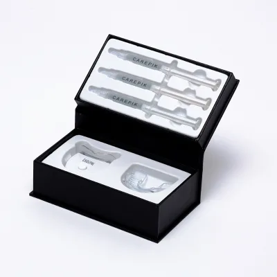 Carepik Professional CE ROHS Approved Luxury Home Teeth Whitening Kit with Blue LED Light 20-Minute Use for Kids