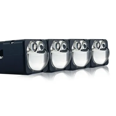 Mini 1.5 Inch LED Module Lens Matrix High & Low Beam Projector Lens for Front Lamp 12V Volta New Condition