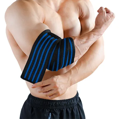 Fitness Elbow Wraps Weight Lifting Gym Elastic Elbow Compression Bandage Training Elbow Support Brace Workout Powerlifting