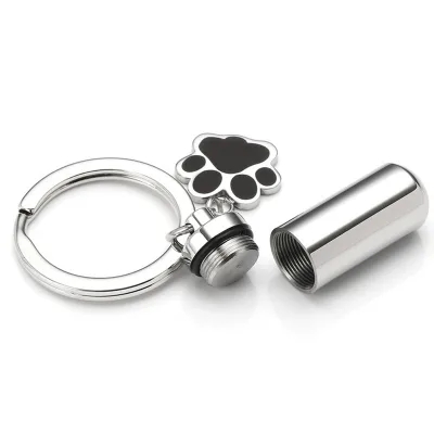 Custom Pet Memorial Jewelry Ashes Necklace Stainless Steel Pendant for Keepsake Pet Loss
