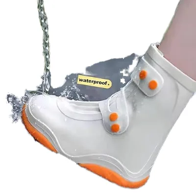Hot Sale TPE Unisex Winter Summer Autumn Ankle Bootie Rain Boots Cover Reusable Waterproof Quick-Drying Lightweight Protector