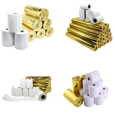 Custom Size 4X6 A6 Printer Thermal Paper Rolls Shipping Labels for Wireless Bluetooth Printing Machine
