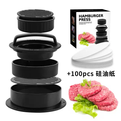 3 in 1 Non Stick Stuffer Hamburger Press Patty Maker