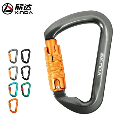 Heavy-Duty Carabiner for Outdoor Quickdraw Climbing & Descending Fall Protection Equipment Safety for Buckle Hook for Aerial Wor