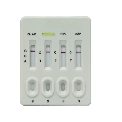 Rapid Diagnosis Respiratory Multiple Rapid Test Kit Combo Test for FluA FluB RSV Adeno Virus