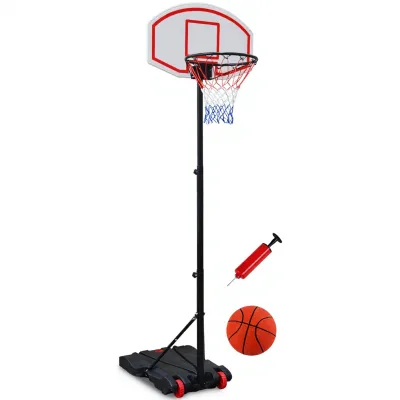 Bestseller Outdoor/Indoor Portable Basketball Hoop with Adjustable Height PVC Backboard Kids Basketball Stand
