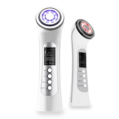 Hot Cool Treatment  Home Use RF Beauty Equipment Device Instrument EMS Led Light Therapy Electric Facial Massager