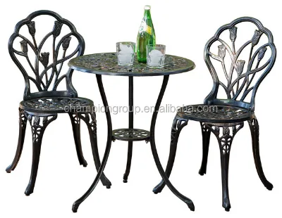 Beautifully Designed Mosaic Cast Iron Bistro Set