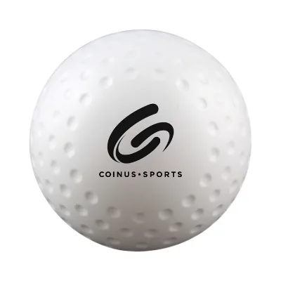 NCAA Custom Logo Outdoor Grassland Field Dimple Hockey Ball PVC Material 72mm Diameter Custom Color