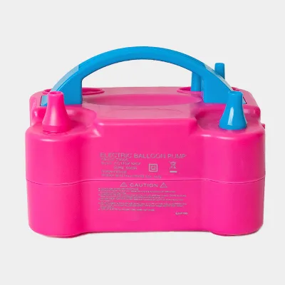Electric Dual-Port Balloon Inflator with PP Material for Balloon and Tire Inflation