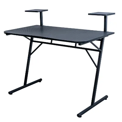 Factory Cheap Table Mdf Computer Desk with Shelf for Home Office Table