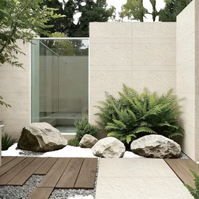 Moisture Proof Artificial Stone Big Slab Cladding Faux Stone Siding for Modern Room Wall Panels Interior Custom