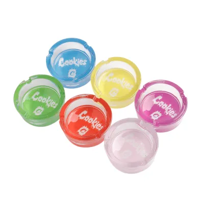 Manufacturers Wholesale Can Be Customized Pattern 85mm Round Glass Household Ashtray