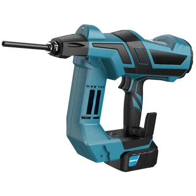 Lithium Battery Insulation Cotton Nail Gun for Exterior Wall Installation 21V Shooting, Professional and Durable Pneumatic Gun