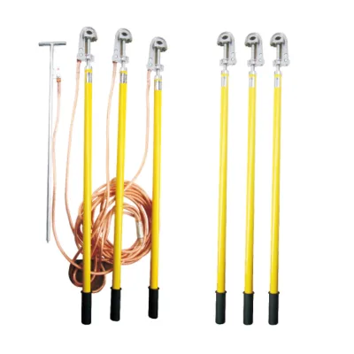 Portable High Voltage FRP Static Earthing Equipment Telescopic Ground Rod and Earth Discharge Electrical Equipments