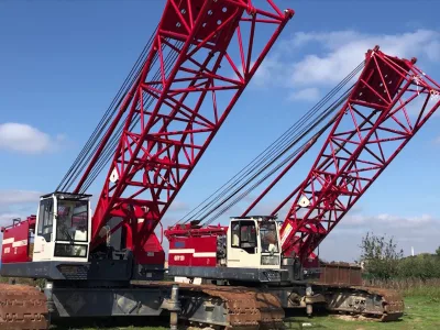 Factory Price QUY120 Cralwer Crane with 120 Ton Lifting Capacity 54m Boom Length in Stock
