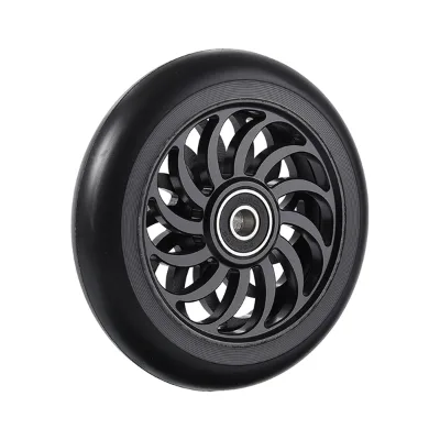 3D Forged 110mm Wear Resistant PU High Rebound Alloy Core Typhon Stunt Scooter Wheels Hot Selling Aluminum Core With Bearings