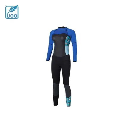 UOO Neoprene Ladies Diving Wetsuit Long Sleeve Wetsuit with Customized Logo
