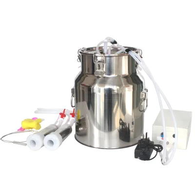 High Productivity Rechargeable Electric Pulsating Cow Sheep Milking Machine Used Farm Tool for Small Household Dairy Farm