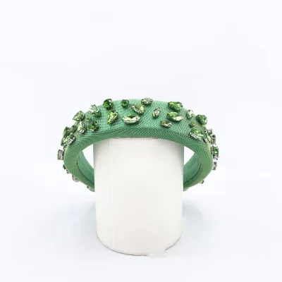 Wholesales Bling Padded Bridal Hairbands for Girls and Kids High Quality Custom Crystal Headband for Women