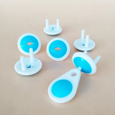 EU Standard Spring-Loaded Socket Covers, Child Safety Protective Plug Covers for Baby Home Use, Anti-Electric Shock Guards