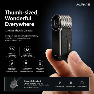 Support WiFi APP 2.7k 4K WiFi Sports Camera with Audio Video Recorder Compatible DV Camcorder Tf Card Thumb Camera