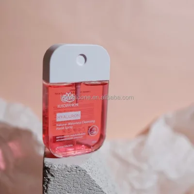 OEM Refillable 50ml Mini Pocket Liquid Hand Soap with Alcohol & Chemical Ingredients Kills 99.99% Bacterials Waterless Formula
