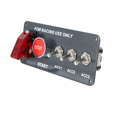 Bulk Sale Rocker 12V Panel ON-OFF Toggle Light Switch Racing Ignition Switch Panel for Race Car Jeep off Road
