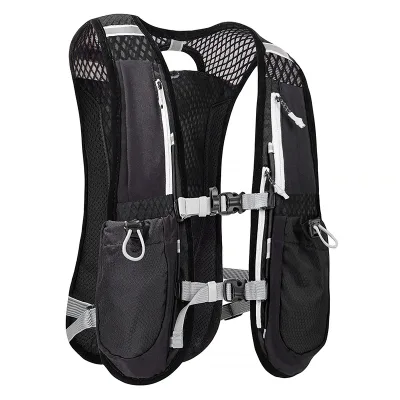 2024 New Fashion Ultra-Thin Cycling Hiking Backpack Lightweight Breathable Multi-Functional Marathon Vest Water Bottle Holder
