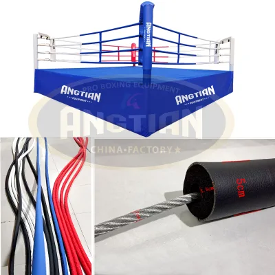 Regulation Boxing Ring Manufacturer Made Fast Assembly Tournament Platform | Heavy Duty Boxing Ring for Commercial or Gyms Use