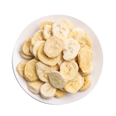 High Quality Sweet FD Freeze Dried Natural Crunchy Banana Chips 50g Bulk Pack