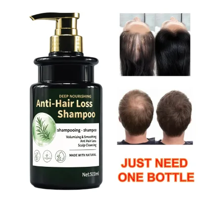 Platycladus Orientalis Anti-Hair Loss Shampoo 500ml, Deep Nourishing Scalp Cleansing Volumizing Smoothing Hair Shampoo