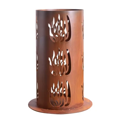Fireplace Outdoor Corten Fire Pit Wood Burning Fire Pit