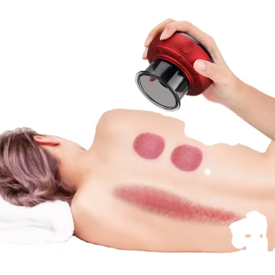 Rechargeable Smart Gua Sha Cupping Therapy Massager Device Eco-Friendly Material Customized Logo CE Certified Type C 12 Gears