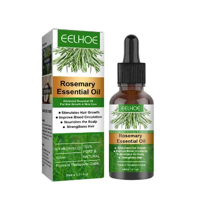 Hot Selling Organic Rosemary Essential Oil Anti Loss Regrowth Private Label Rosemary Oil Hair Growth Serum