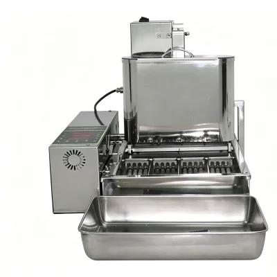 New Type Commercial and Household Electric Digital Display Four Rows Design Fully Automatic Mini Donut Maker Fryer