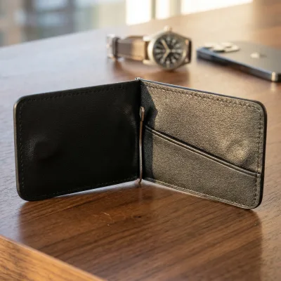 New Arrival Money Clip Waterproof Dust-Proof Scratch Resistant UV Protection Metal Ultra Thin Slim for Business Men