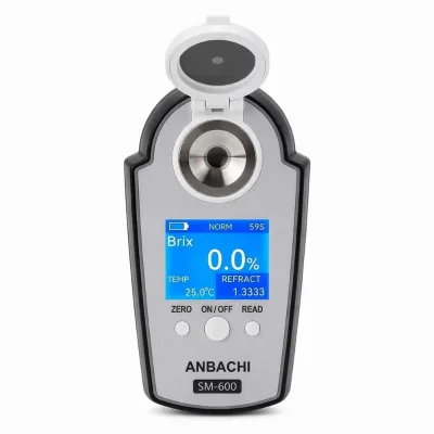 Digital Refractive Index Meter with Infrared ATC Handheld Brix Tester for Laboratory and Liquid Sample Analysis
