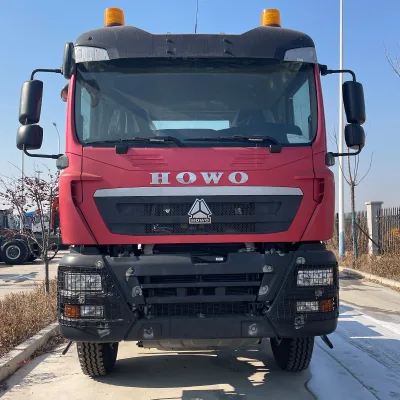 Used Sinotruk HOWO TX 6x4 Diesel Left Hand Drive Tractor Head Additional Warning Light 10 Wheel 351-450HP >50T Load Capacity